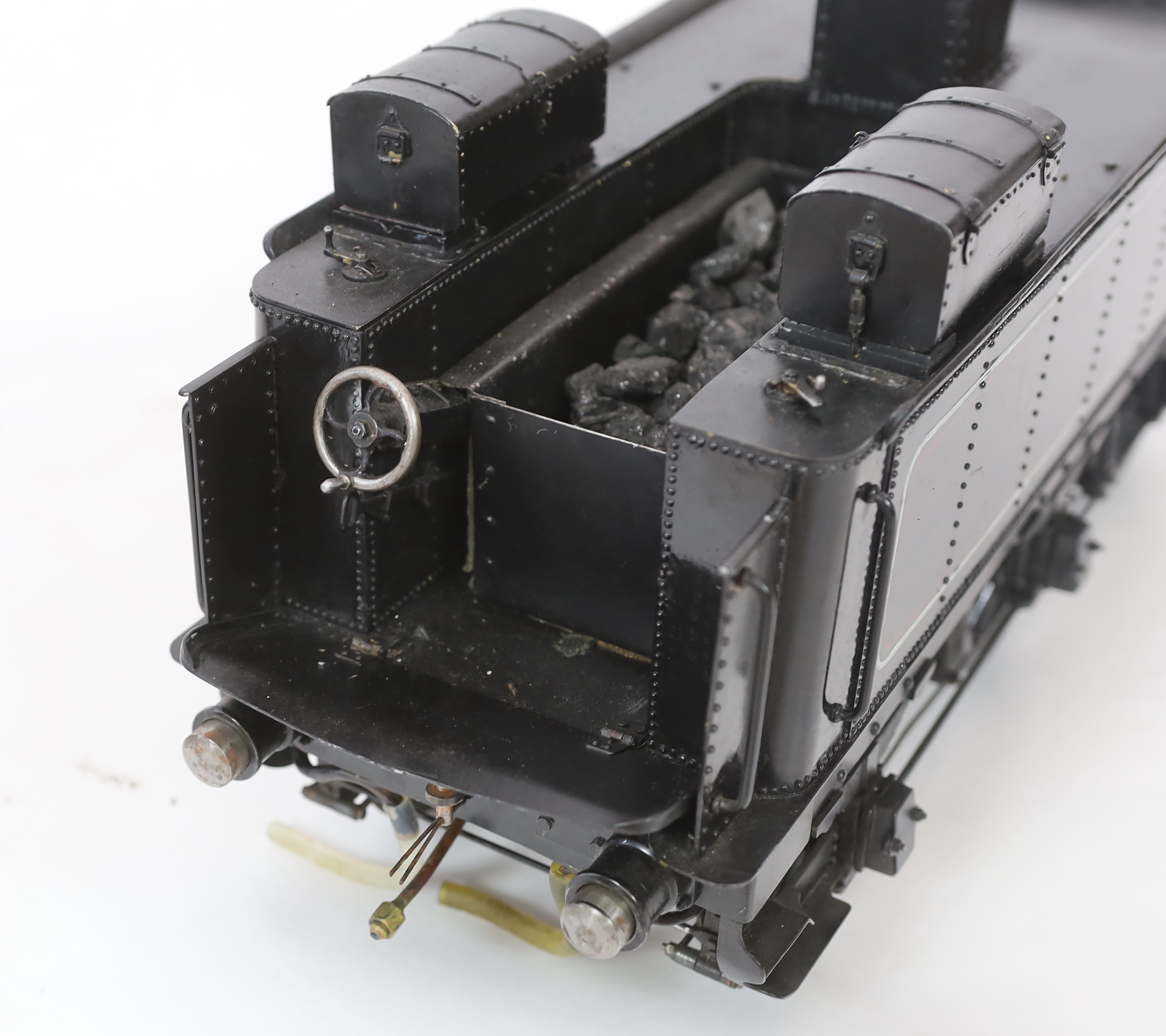 A very finely engineered scratch-built 5” gauge live steam model of a LNWR (London and North Western Railway) Jumbo 2-4-0 tender locomotive, No. 1045 ‘Whitworth’